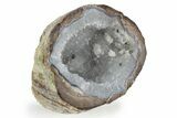 Crystal Filled Dugway Geode (Polished Half) - Utah #241992-1